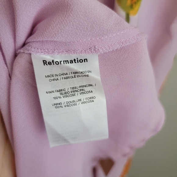 Reformation Emerick Dress in Luciana size XS NWT - Picture 9 of 12